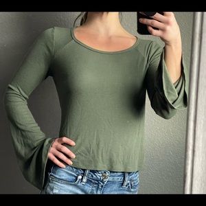 Hollister Green Top- XS